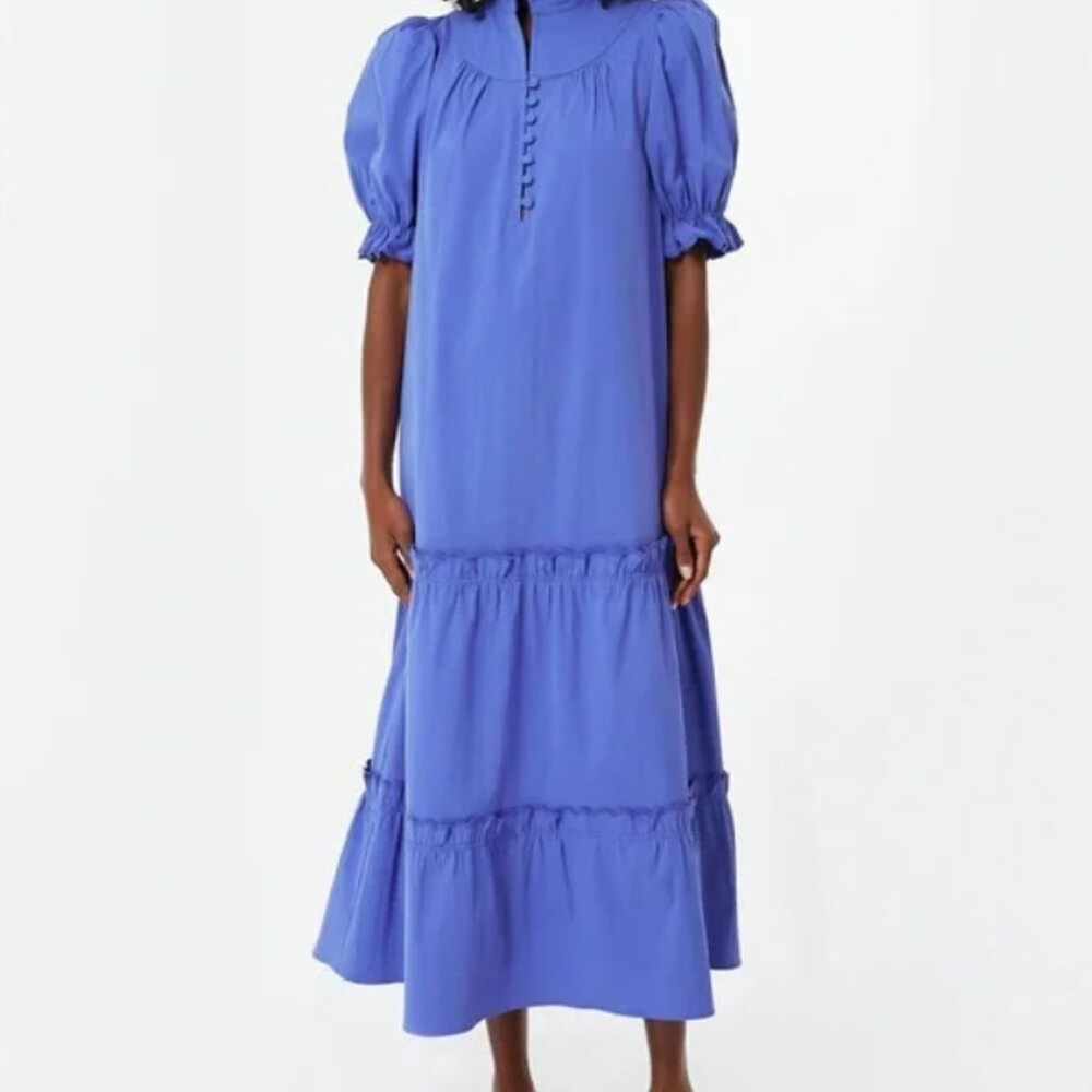 NWT Tuckernuck Pomander Place Blue Selena Maxi Dress - Large